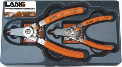 #ad Lang Tools 1450 2 Piece Quick Switch Retaining Ring Pliers Set $78.31