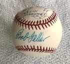 Hall Of Fame Pitchers Multi-Signed OML Baseball HOF Inscriptions Autos JSA COA