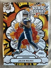 2025 Panini Donruss Jalen Milroe Rookie RC Base Bomb Squad! #BS-JME Seahawks