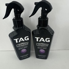 Mens Midnight Body Tag Mist 8oz/ea 2 Pack New