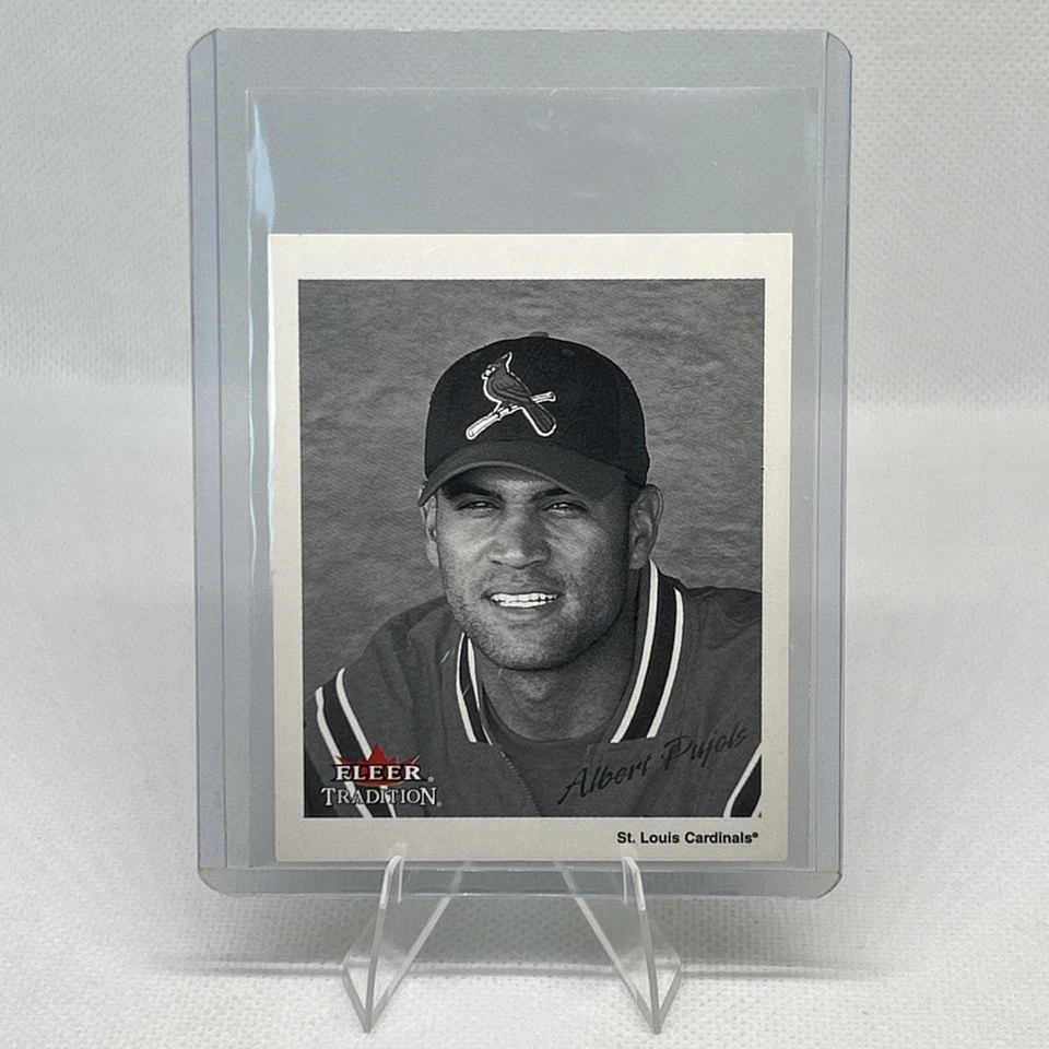 2003 Fleer Tradition Black & White Goudey /1936 Albert Pujols #20B/WG - Image 3 of 4