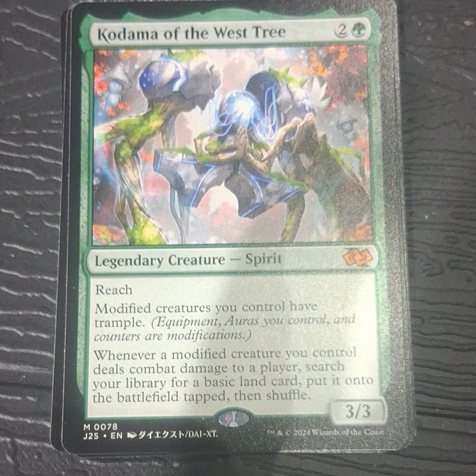 Kodama of the West Tree Foundations Jumpstart Mythic Legendary Green #78 English