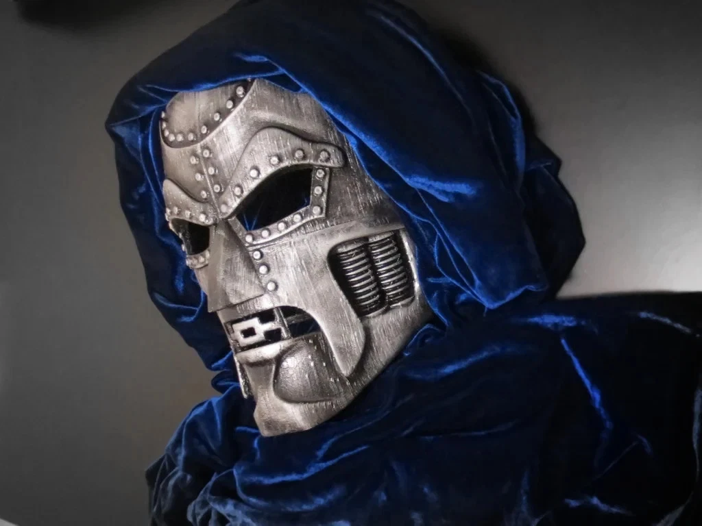 Doctor Doom Mask Marvel Cosplay Armor Replica, 3D Printed & Hand Finished
