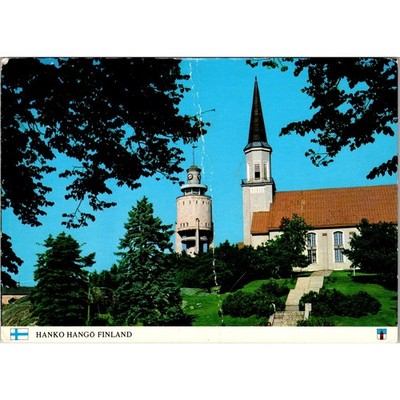 Hanko Hangö Finland 7-6-75 Vintage Postcard SPK27