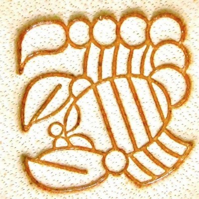 Craft Sha Leathercraft 16x16mm E693 Zodiac Sign Scorpio Leather Stamping Tool