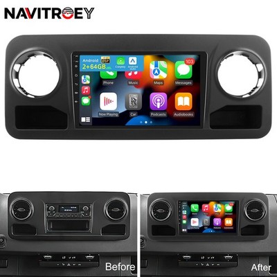10'' For Mercedes Benz Sprinter 2018-2023 Android 15 Car GPS Radio Carplay 2+64GB