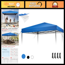 10x10 Waterproof Canopy Replacement Top Cover for Pop Up Tent - Garden Patio Use