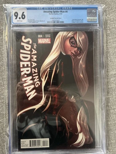 Amazing Spider-Man #4  J. Scott Campbell Variant CGC 9.6 NM 2014 Marvel