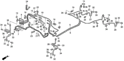 #ad Genuine Honda Hose L Front Brake Nichirin 46411 SR0 N03 $8.25
