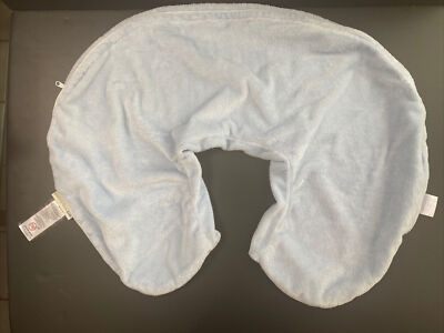 Pottery Barn Kids Light Blue Boppy Cover Zipper Closure Soft Polyester 