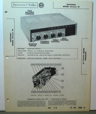 SAMS PHOTOFACT FOLDER 268-10 NATIONAL HORIZON 10