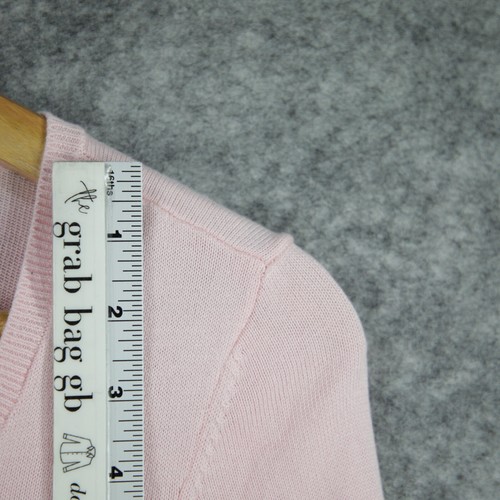 Lilly Pultizer Pullover Damen Large Rosa Cropped Knopfleiste Cardigan Achselzucken - Bild 7 von 11