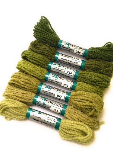 Sets of Appletons Wool Skeins Colour Range - Tapestry 4ply & Crewel 2ply yarn - Picture 75 of 499