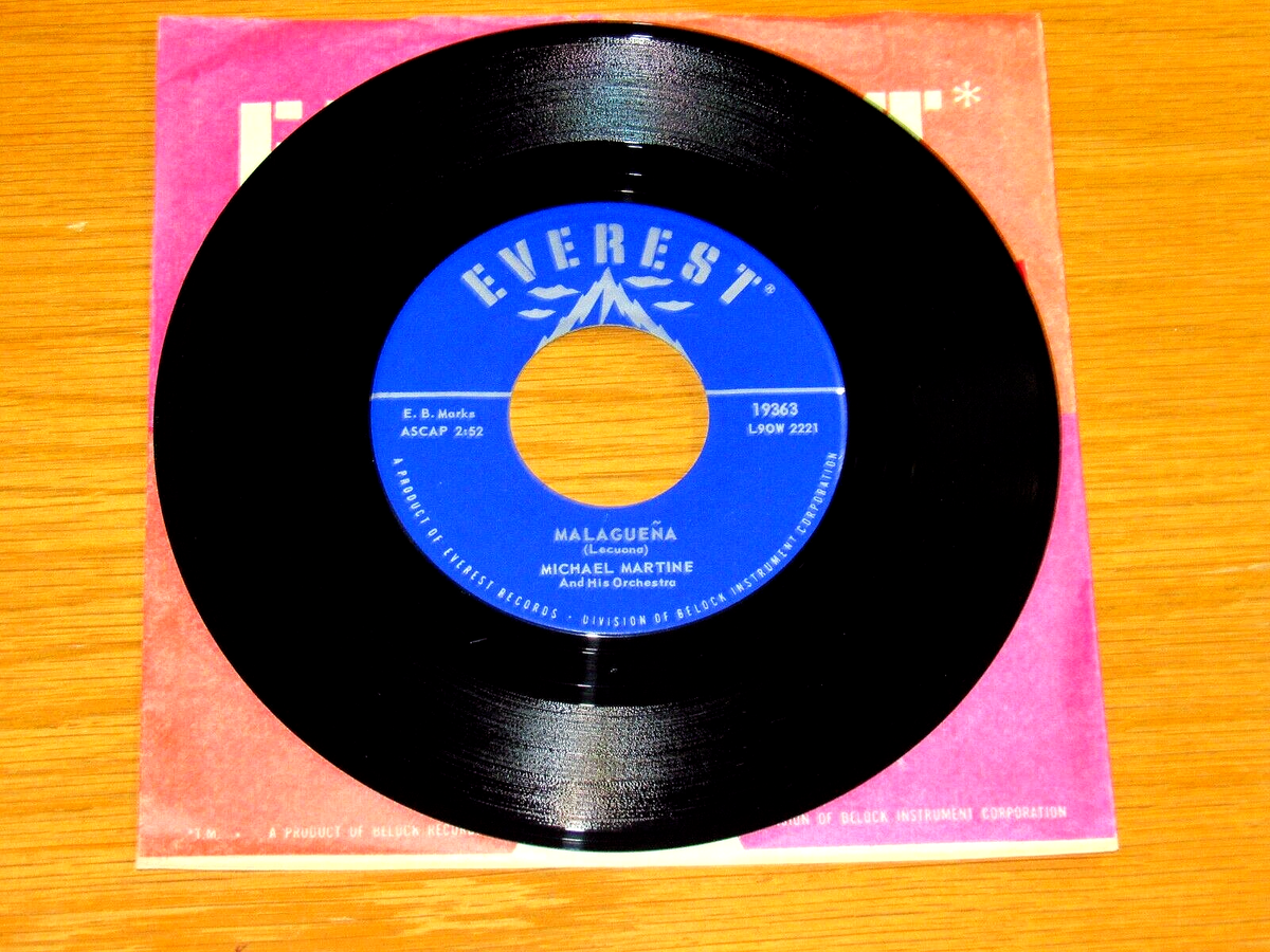 LATIN 45 RPM - MICHAEL MARTINE - EVEREST 19363 - 