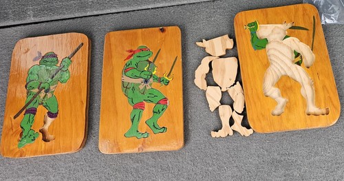 Teenage Mutant Ninja Turtles Unique One Of It's Kind Puzzles / Hand-made - Picture 7 of 7