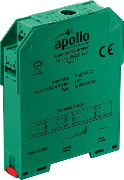 Apollo 55000-826 APO Xp95 DIN Rail Sounder Control Unit for sale online