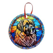 Leonberger 3 Holographic Design Dog Ornament