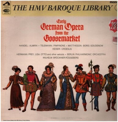 LP Telemann / Keiser / Händel / Mattheson Early German Opera From The Goosemar
