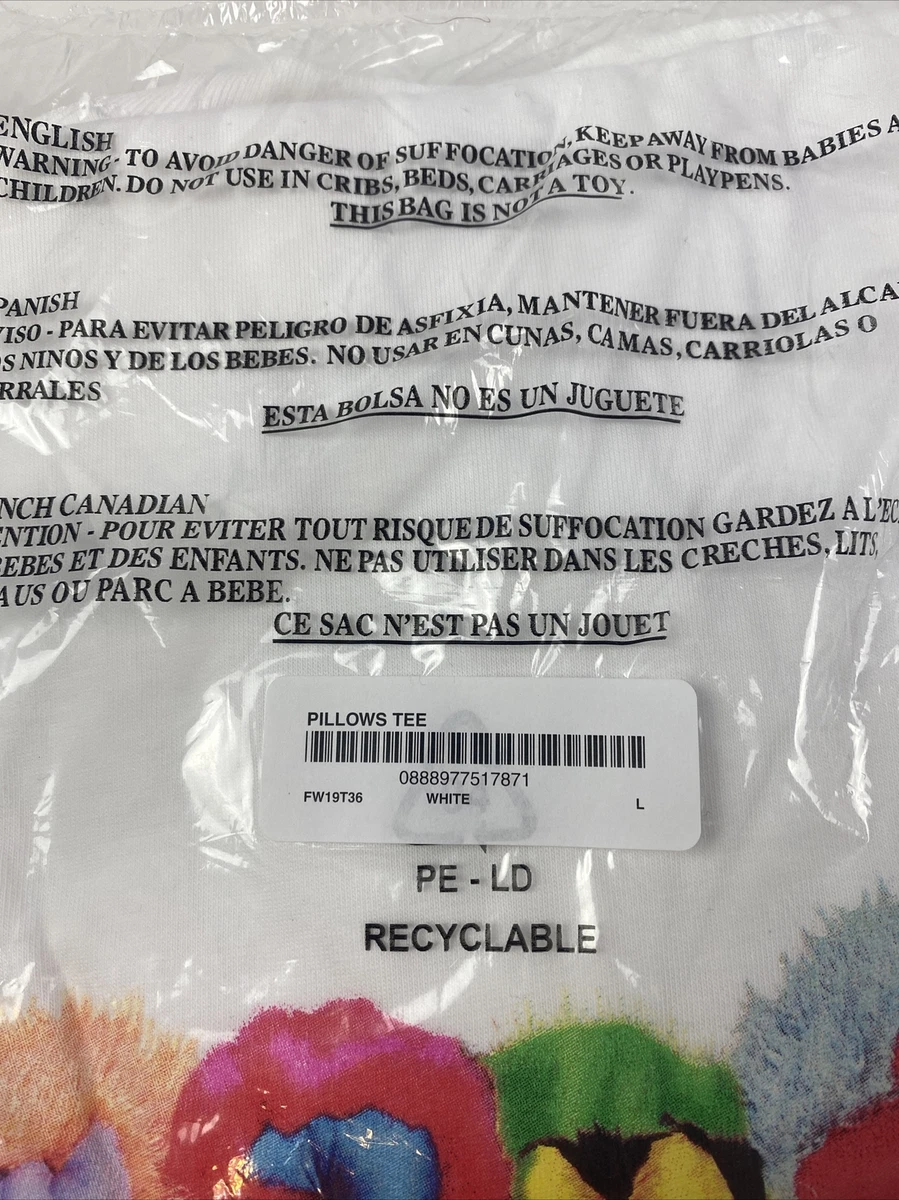 Supreme pillows hot sale tee white