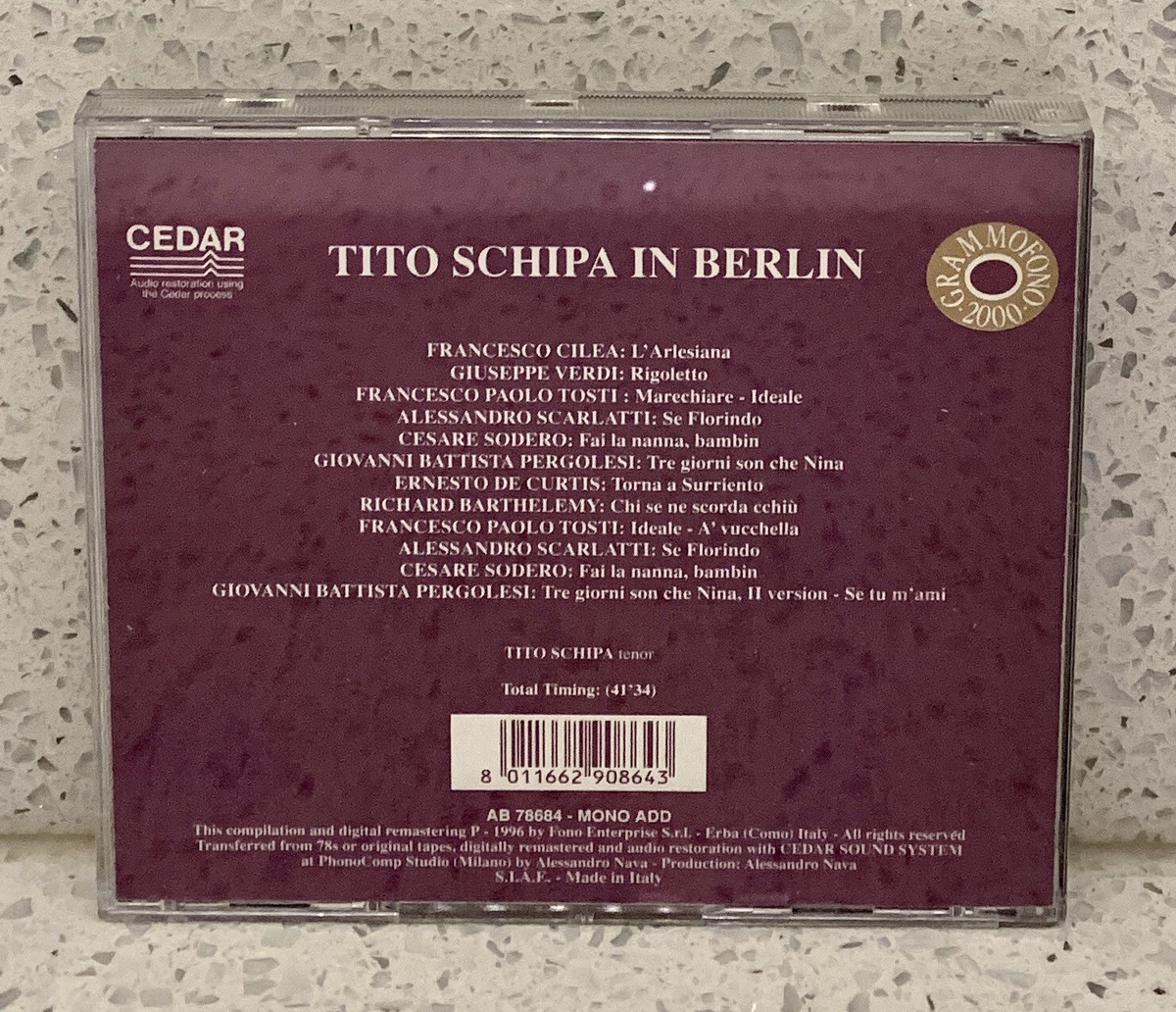 【中古CD】Romance of Spain／Schipa, Tito 中古CD】Romance of Spain／Schipa, Tito Schipa, Tito