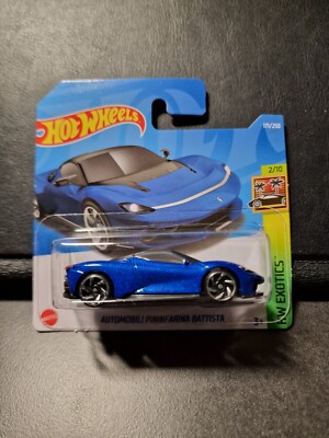 Hot Wheels Automobili Pininfarina Battista Blau HW Exotics 2/10 GWJ21 P Case 