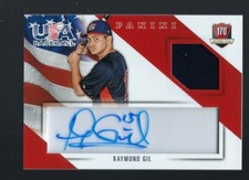 2015 Panini USA BB 17U National Jersey Signatures raymond gil 38/50
