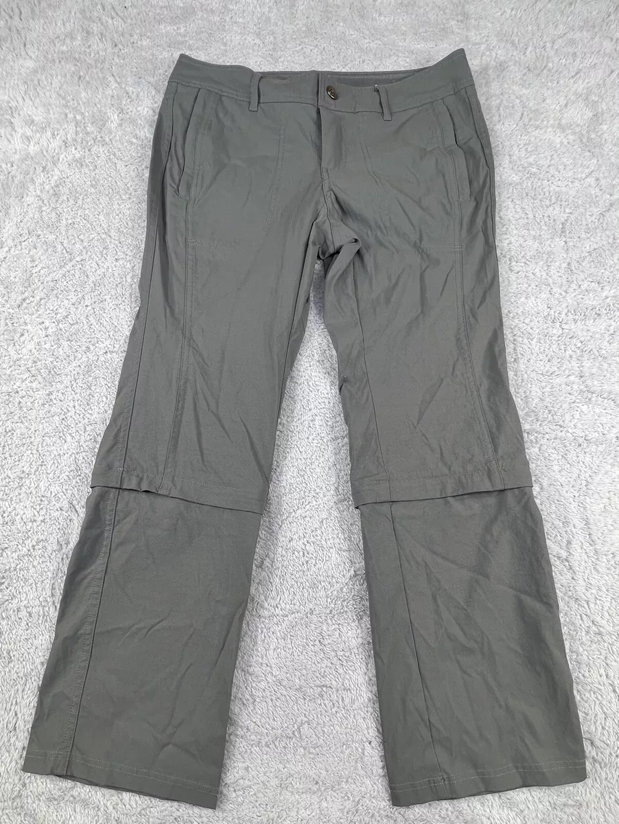 REI Women’s Convertible Hiking Pants Size 8 Petite Gray Outdoor Camping  Fishing