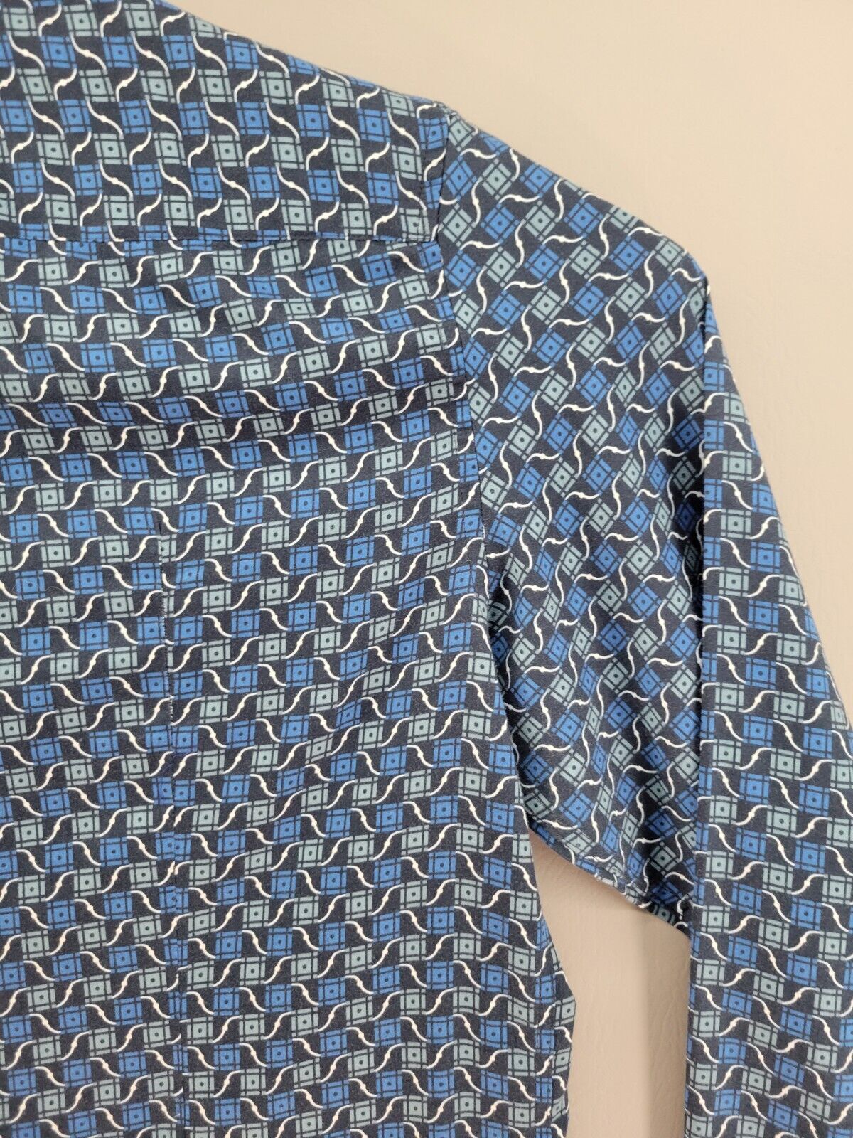 Etro Milano Men's 39  Geometric Dress Shirt Butto… - image 11