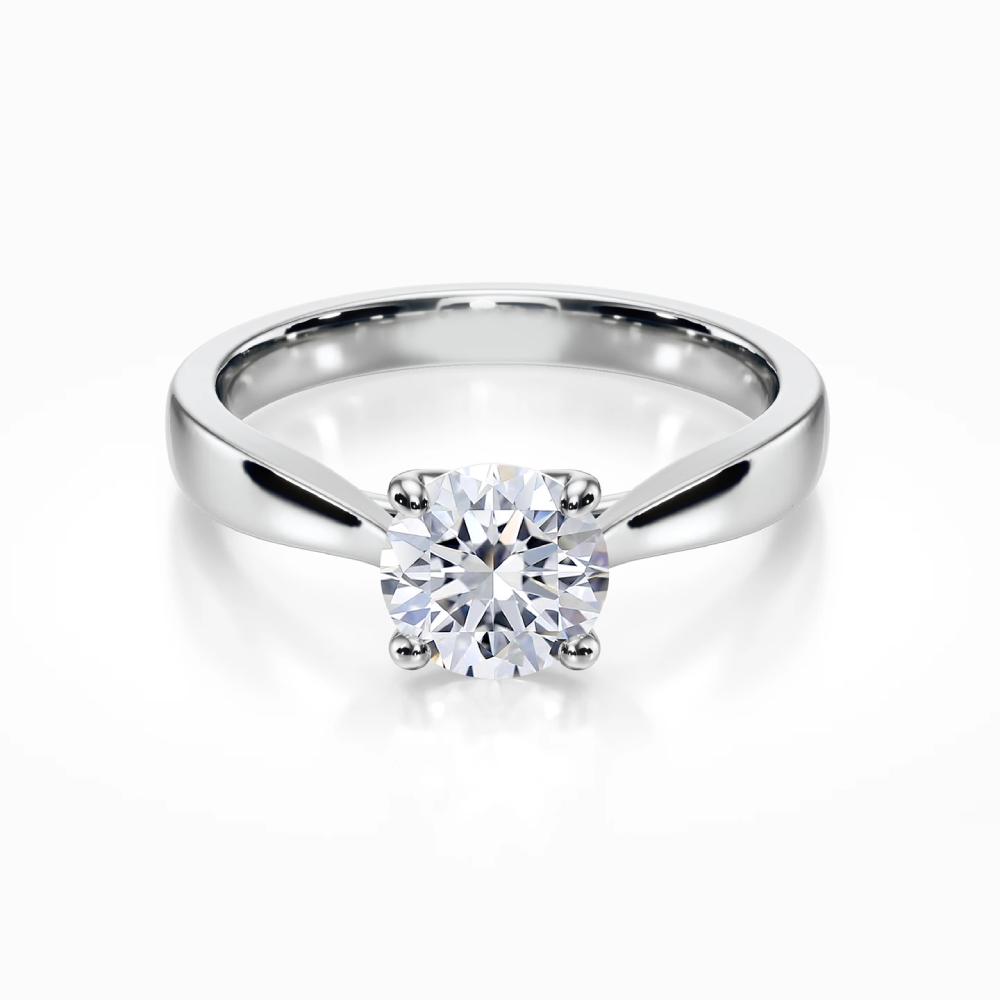 Cape Diamonds Plain Platinum Ring Price $14,800 Platinum GIA E