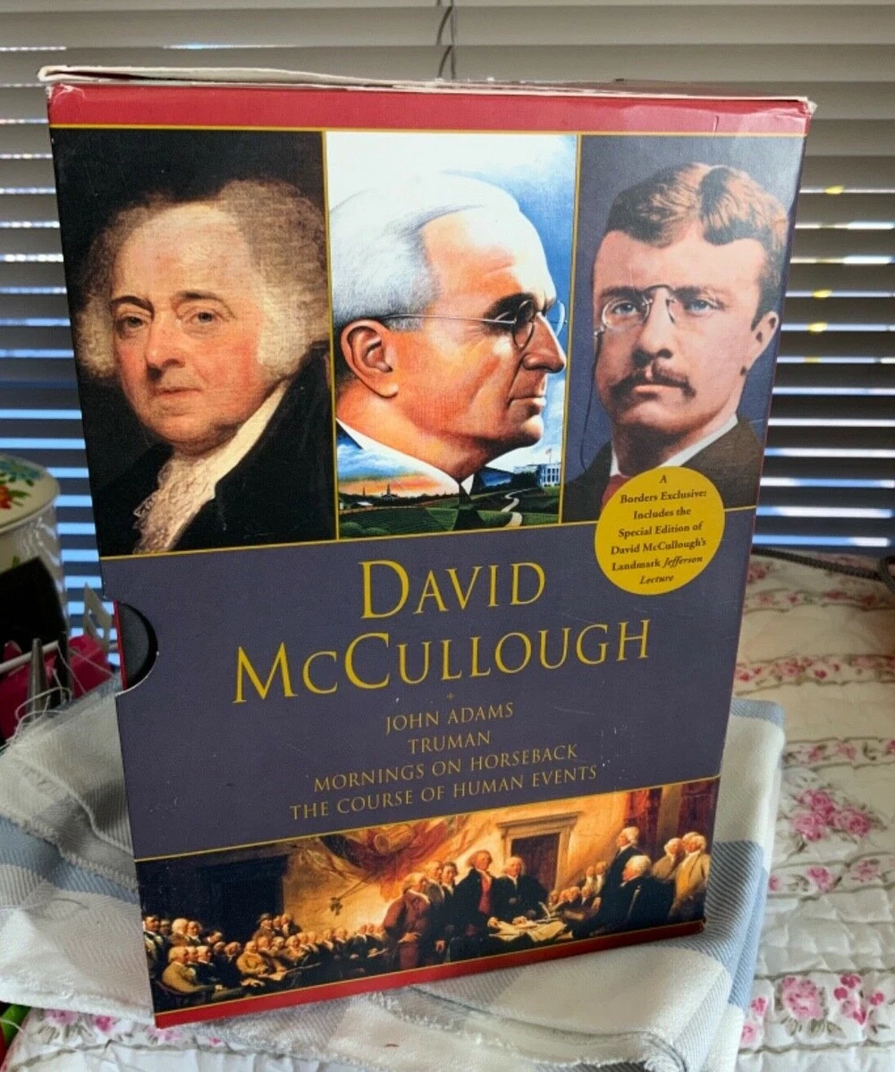Boxed Set David McCullough Mornings on Horseback Truman Adams Set 3 Books  Good | eBay