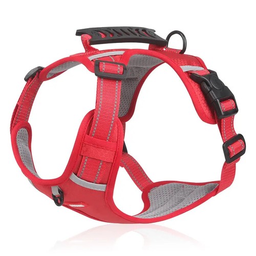 Pet Dog Harness No-Pull with 2 Leash Clips Adjustable Vest Easy Control Handle - Picture 8 of 12
