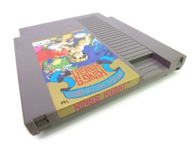 King's Knight CLEANED & TESTED AUTHENTIC NES Nintendo Game Cartridge