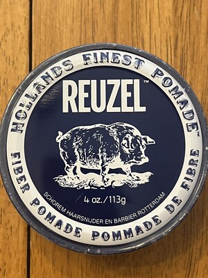 New Reuzel Fiber Pomade 4 Oz Tin Hollands Finest Sealed. Free Shipping