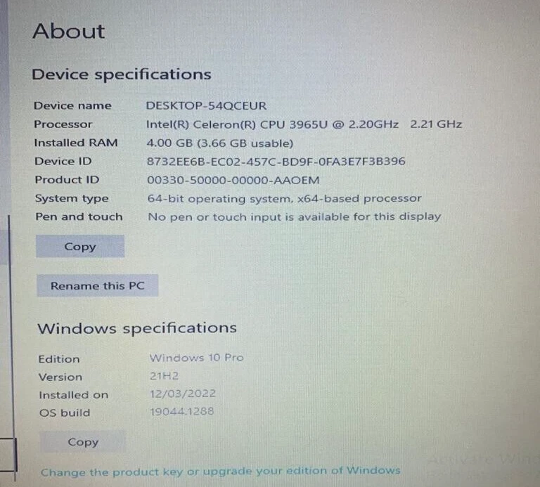 Lenovo ThinkPad L470 14" - Celeron - 4GB RAM - 128GB SSD - BIOS LOCK (OFFERS OK) - Image 3 of 4