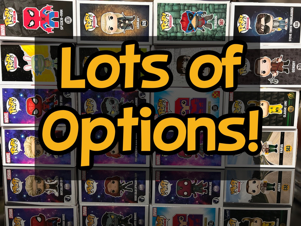 Replacement Funko POP Boxes & Inserts Only - No Figure Included