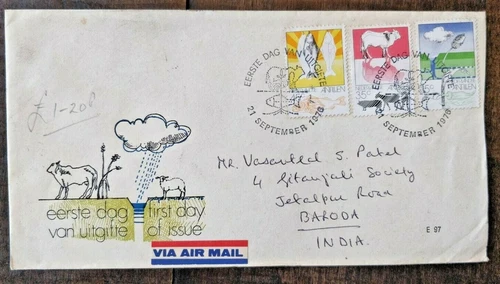 1976 FDC Netherlands Antillen Nature Animal Life Netherladse First Day Cover