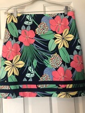 Talbots Tropical Floral Cotton Skirt - Size 6