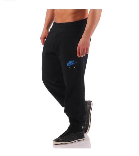 Mens Nike Air Fleece Swoosh Logo Black 
