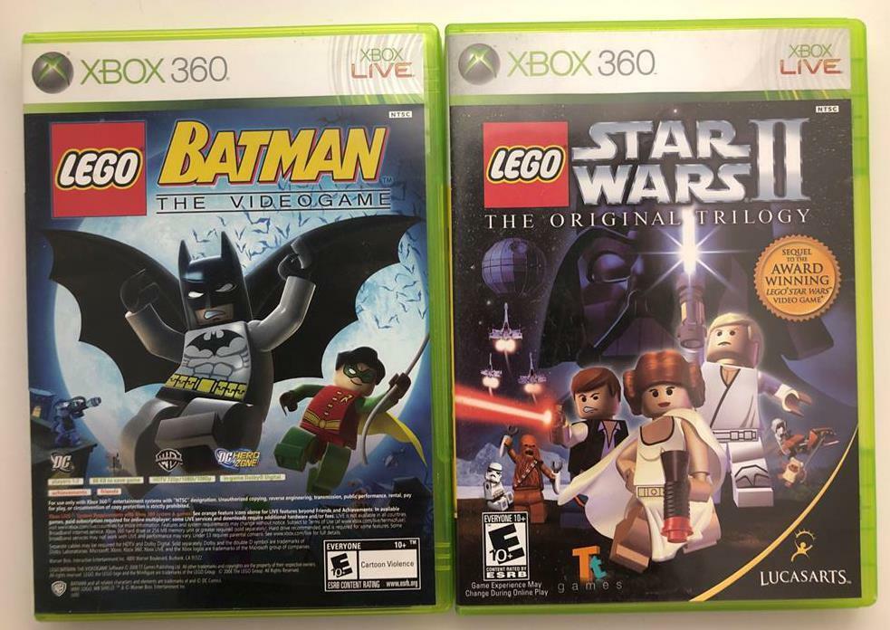 Lot of 2 Games LEGO Batman: The Videogame and Pure, Kinect Adventures Xbox  360