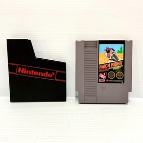 Mach Rider + Box - Nintendo NES - Tested & Working - Free Postage