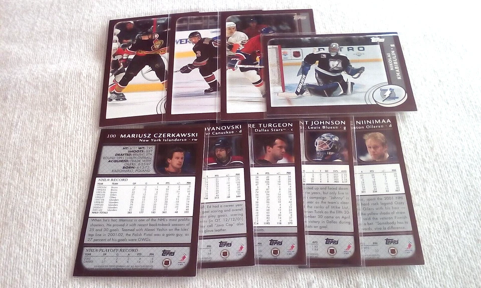 2002-03 Topps (Wine) part set Hockey Pick cards that you want/need. - Image 4 of 4