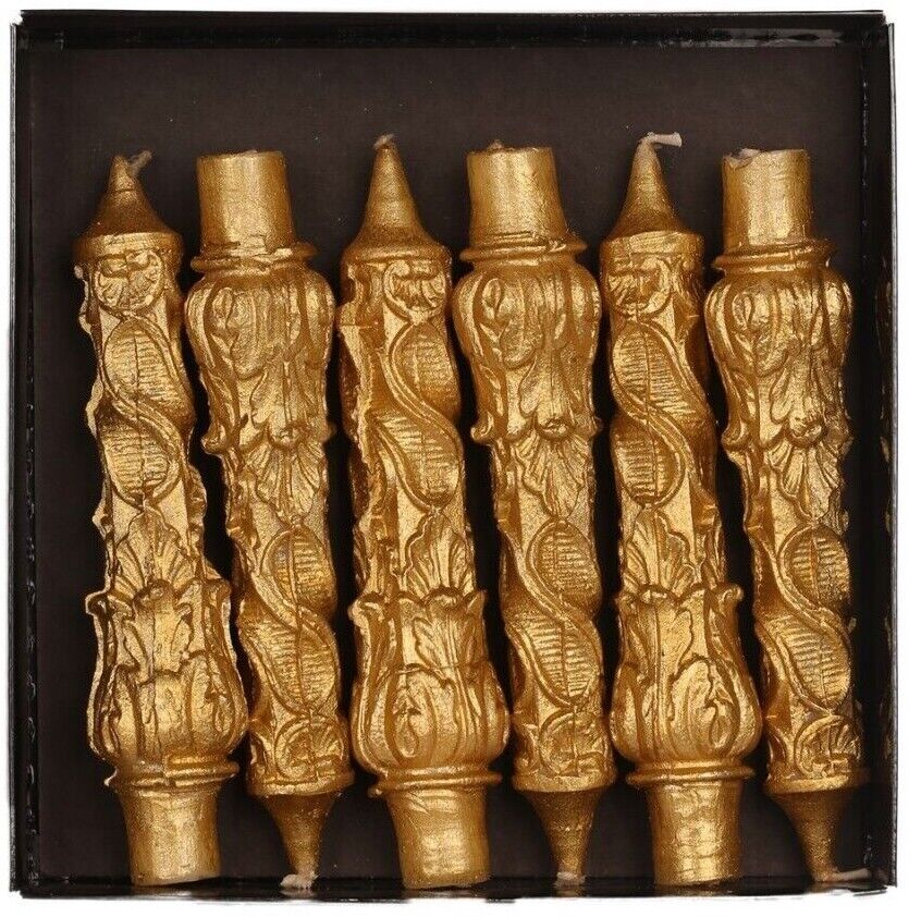CANDLE, Spiral Candle, Pillar Candle, Taper Candle, Candlesticks, Gold  Candles