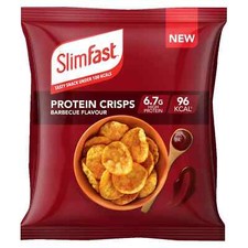 SlimFast Protein Crisps BBQ 23g High Protein Healthy Snacks, 96 Calories