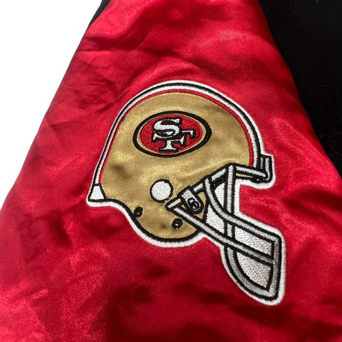 Chaqueta G-III San Francisco 49ers Wms Talla XL Satén Universitaria Cremallera NFL Fútbol Defecto - Imagen 8 de 23