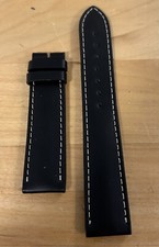 GRAHAM  OEM Leather Black Watch Strap 20mm X ...