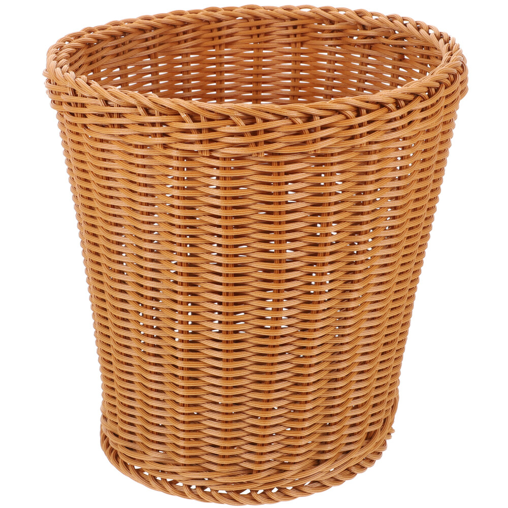 Rattan Trash Can Storage Basket Plastic Waste Paper Water Hyacinth eBay