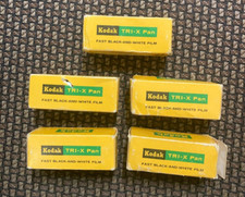 Kodak Tri-X Pan 400 5 Packs TX 120 Fast Black  White Film Exp 1970  06052N