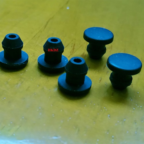 Black Snap-On Hole Plugs Silicone Rubber Blanking Seal Bung Insert Tube Pipe Cap - Picture 4 of 8