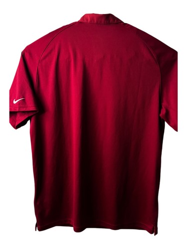 NFL Dri-Fit Short Sleeve Red Polo 100% Polyester - Picture 4 of 9