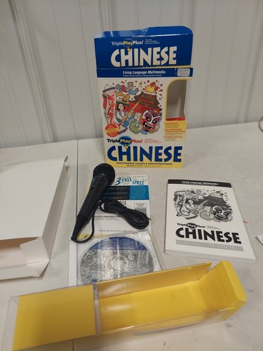 Living Language Multimedia TriplePlayPlus CHINESISCH/Buch Mikrofon Fenster CD RM - Bild 2 von 12